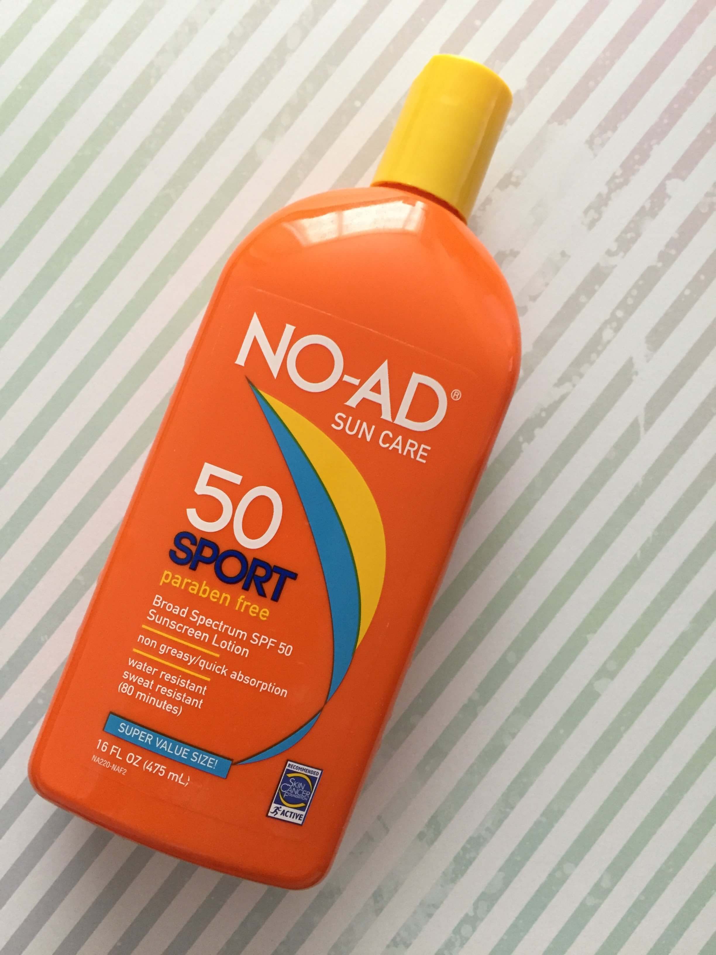 NO-AD Sport Sunscreen, SPF 50 Review