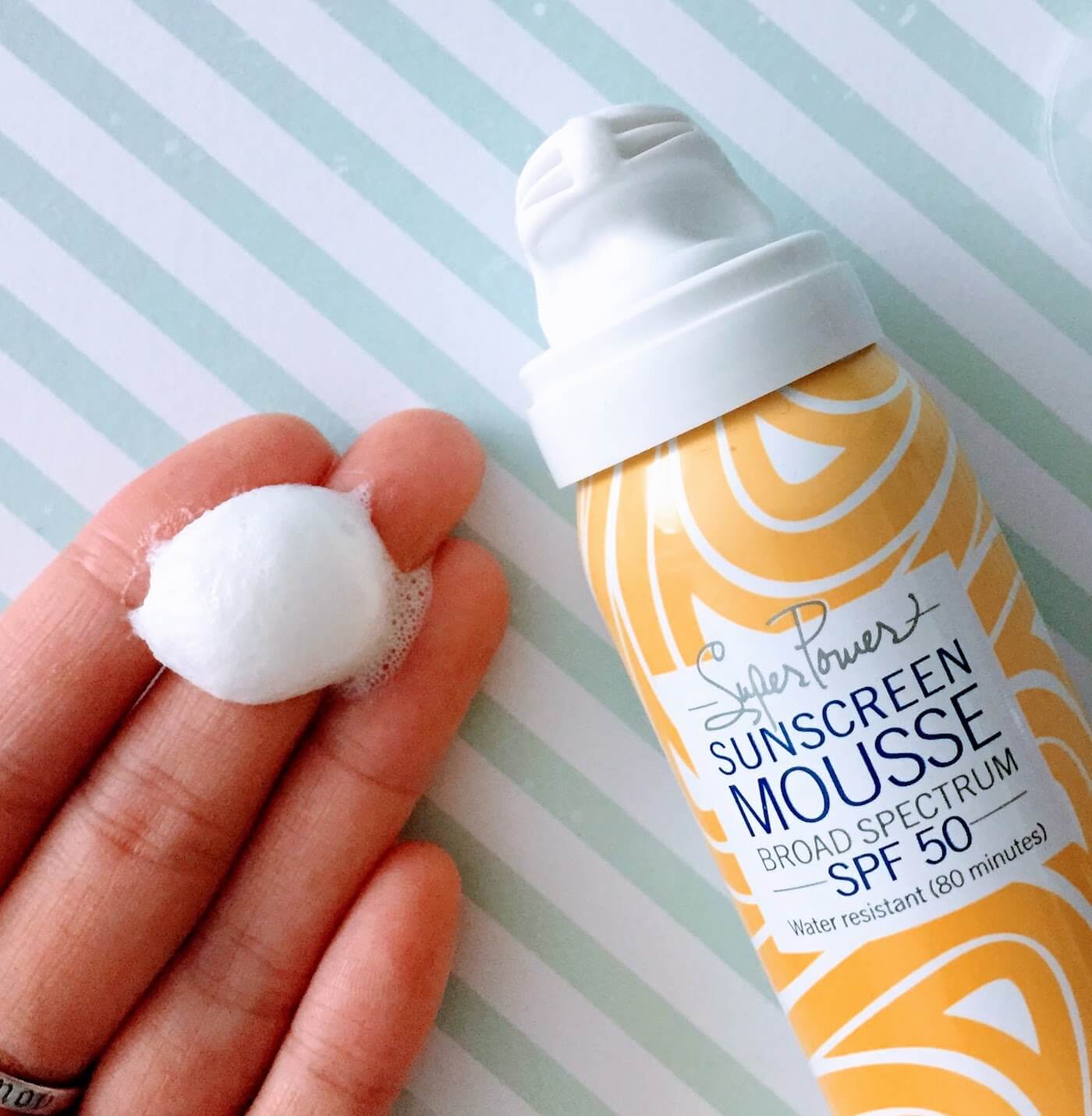 supergoop sunscreen mousse review