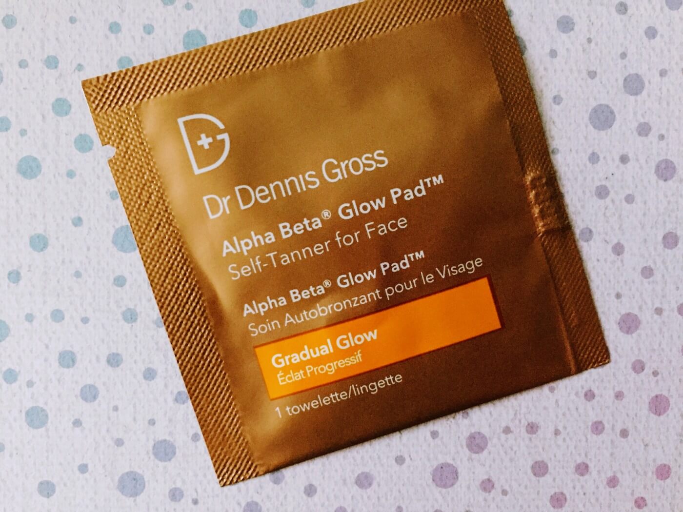 aha sun exposure danger dr. dennis gross alpha beta glow pad