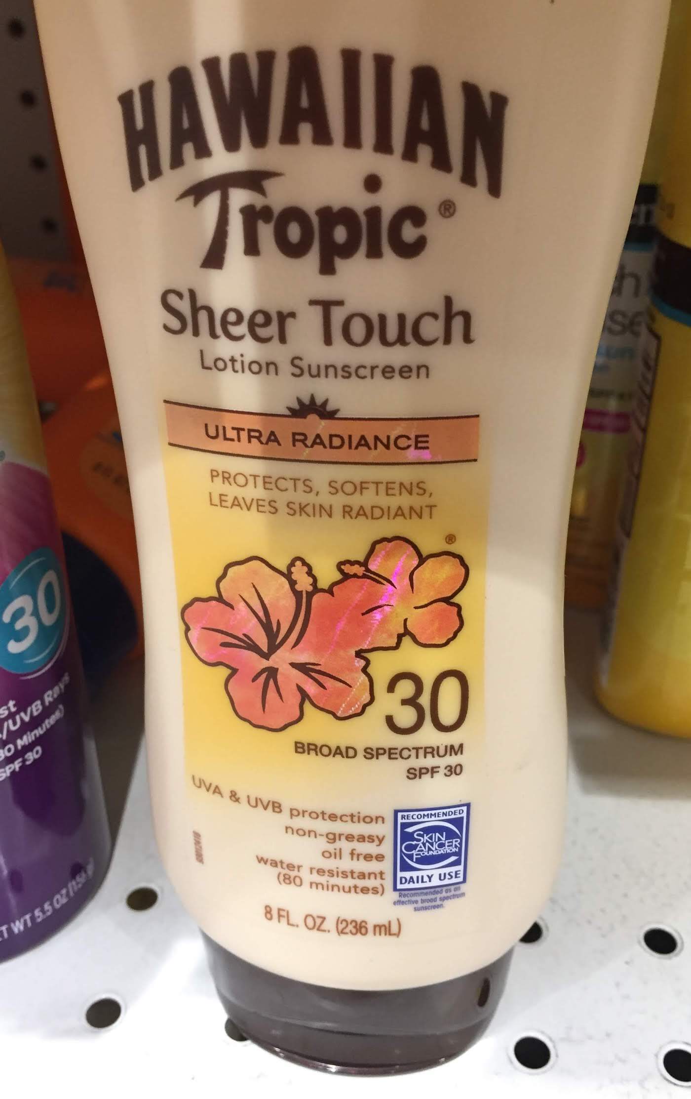 Hawaiian Tropic Sheer Touch Lotion Sunscreen Review