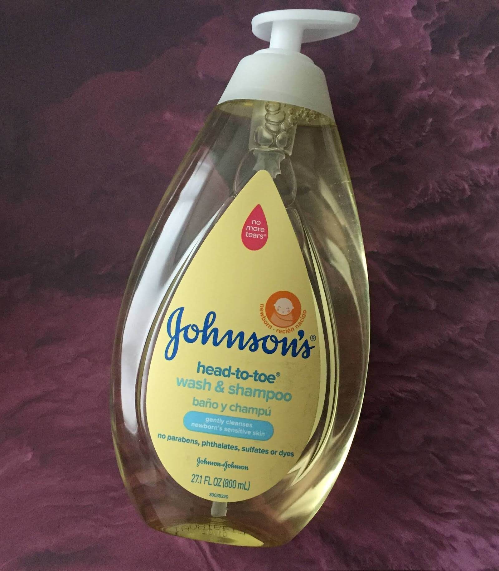 johnson head to toe wash and shampoo