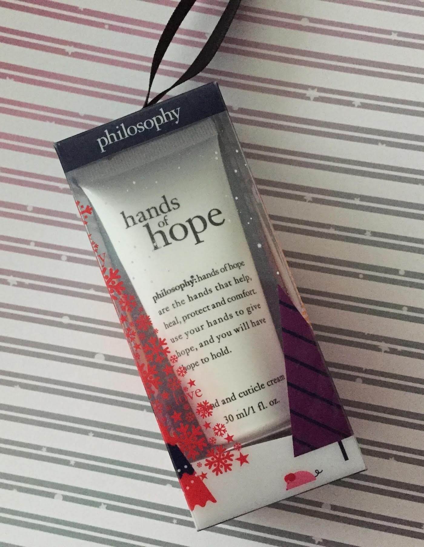 philosophy hands of hope hand cream review