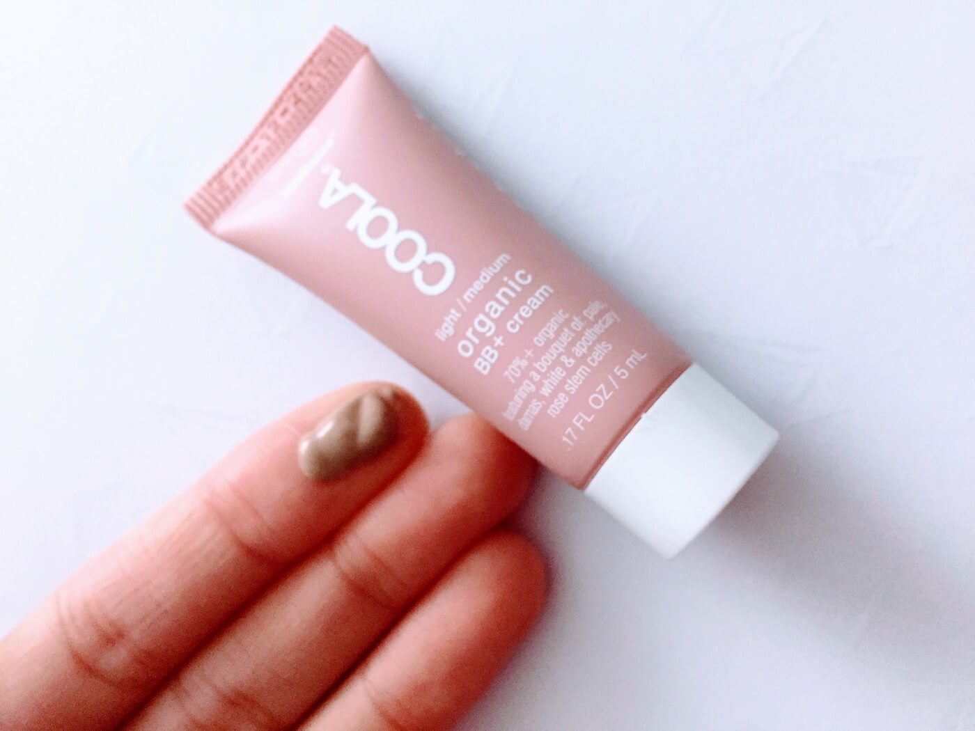 COOLA BB+ Cream Tinted Sunscreen review - tinted texture