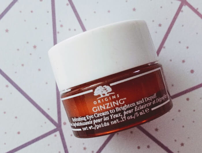 Origins Ginzing Eye cream review