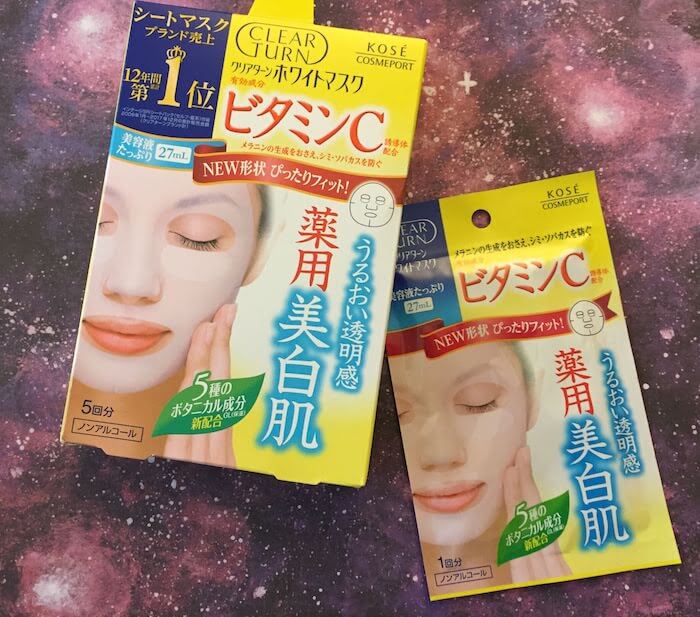 Kose Clear Turn White Vitamin C Face Mask Review