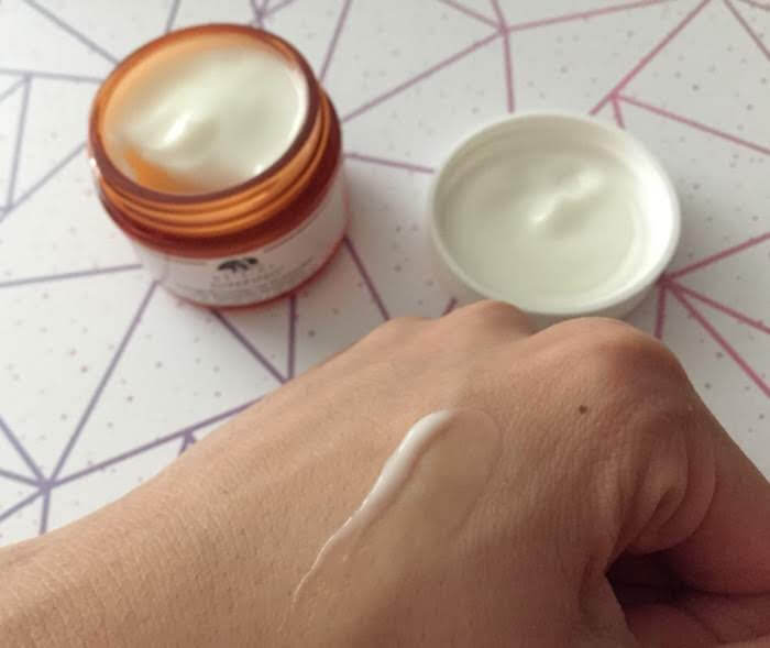 Origins Ginzing Eye cream texture tinted review