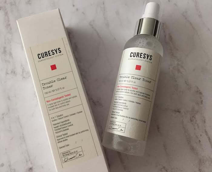 Curesys Trouble Clear Toner review package