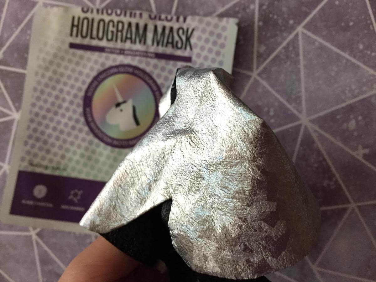 Soo'ae Unicorn Glow Hologram Sheet Mask review