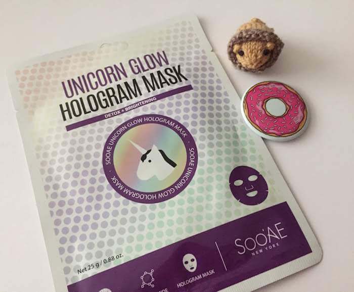 Soo'ae Unicorn Glow Hologram Sheet Mask review