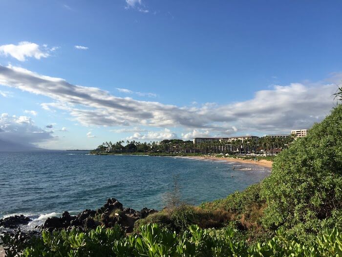 Grand Wailea Maui Review beach walk view