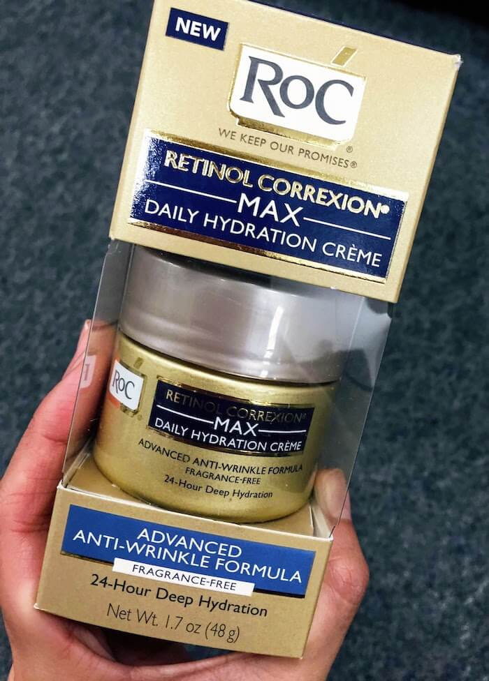 RoC Retinol Correxion Max Hydration Creme Fragrance Free Review vs. THE INKEY LIST Retinol