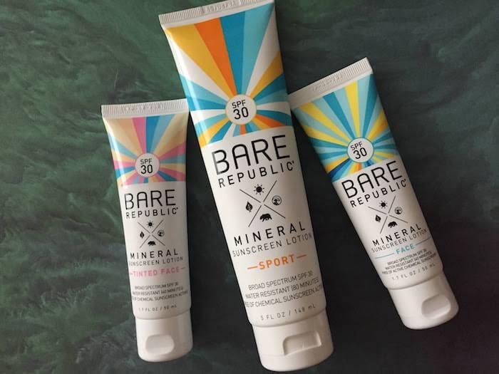 Bare Republic Face Sunscreen SPF 30 Bare Republic Tinted Face Sunscreen Bare Republic Body Sunscreen