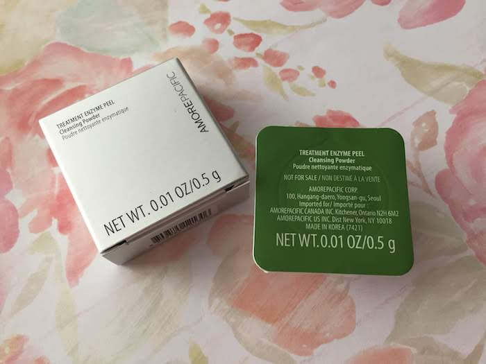 AMOREPACIFIC Treatment Enzyme Peel Cleansing Powder Review