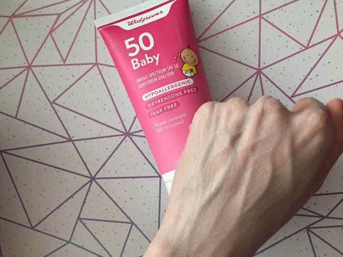 Walgreens Baby SPF 50 Sunscreen review