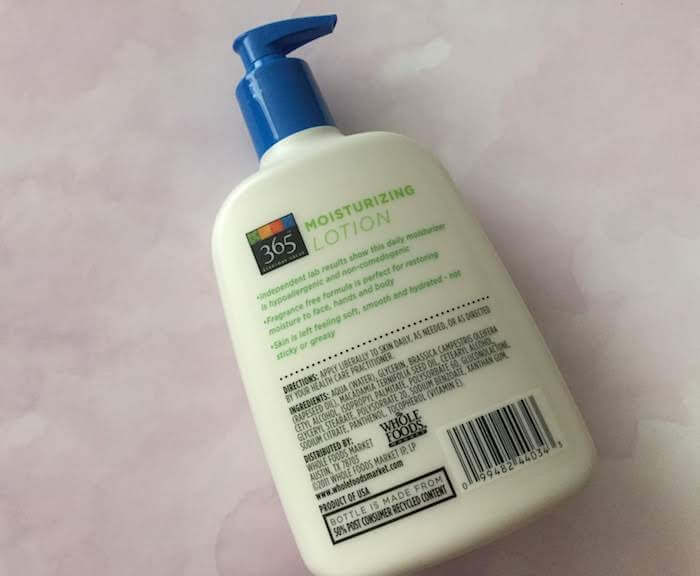 Whole Foods Moisturizing Lotion vs. Cetaphil comparison