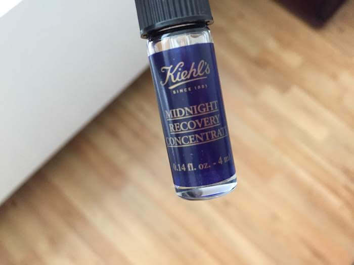 Kiehl's Midnight Recovery Concentrate review bottle glass