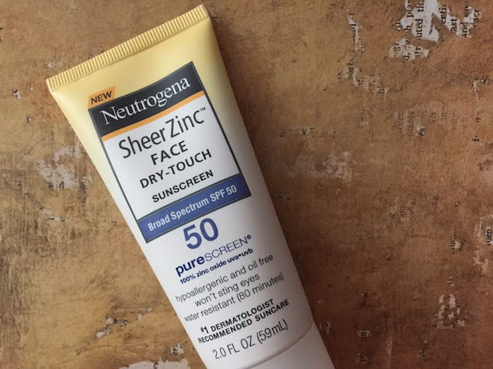 Neutrogena Sheer Zinc Face Sunscreen SPF 50 Review